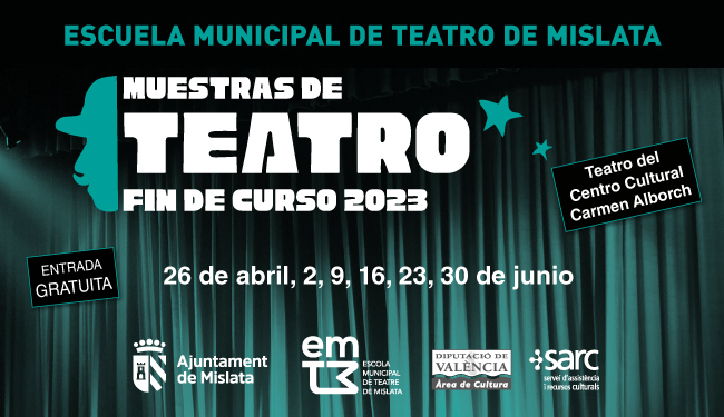 Banner. EMTM, muestras de fin de curso 2023