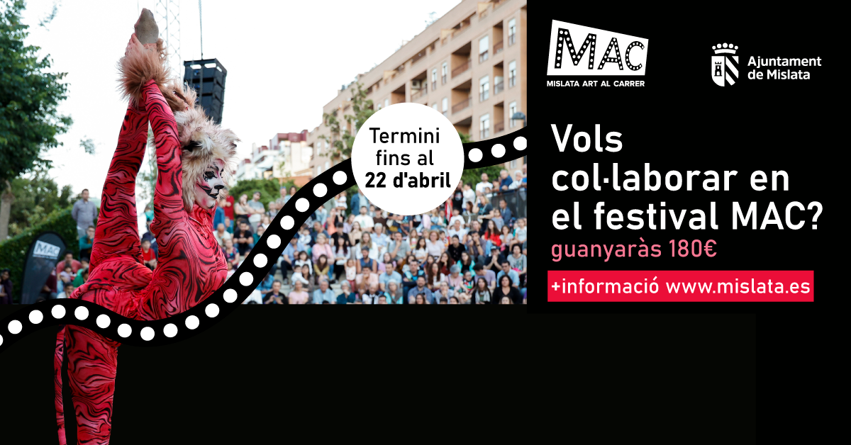 Banner. Premios de dinamización y promoción del Festival MAC 2024