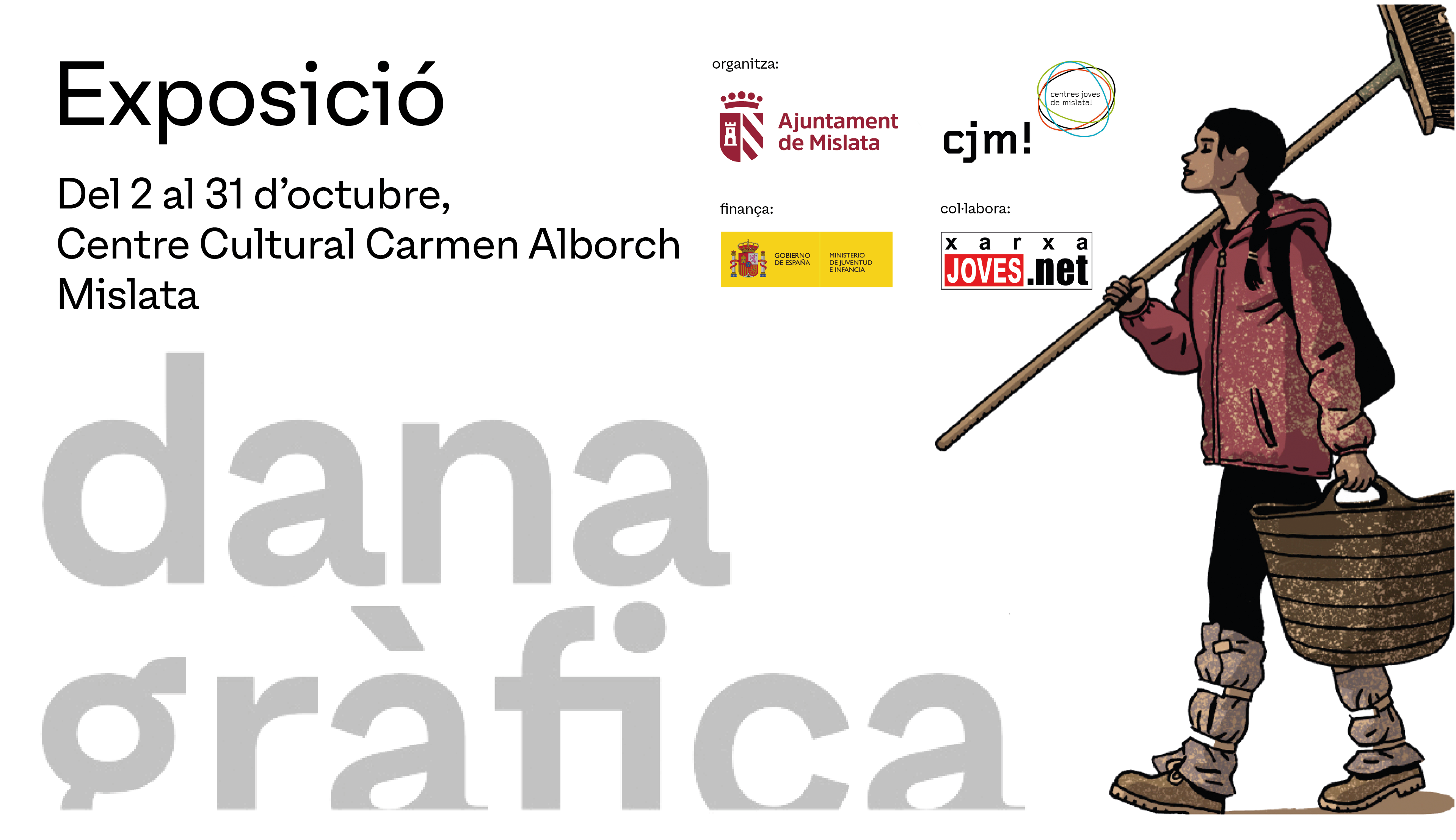 Banner. Exposición Dana Gráfica