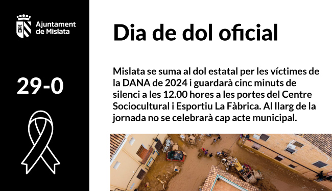 Slide. 29 D'OCTUBRE - DIA DE DOL OFICIAL