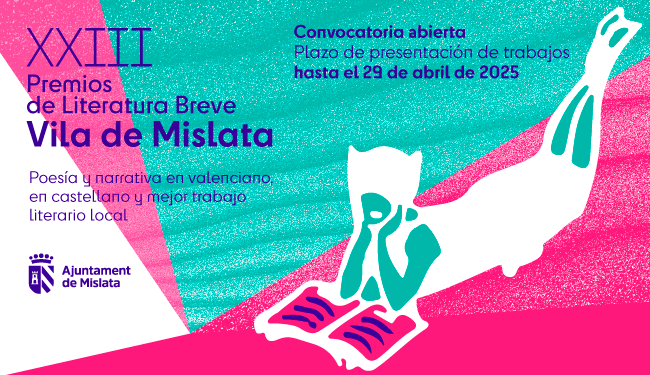 Slide. XXIII Premios de Literatura Breve “Vila de Mislata”, 2025