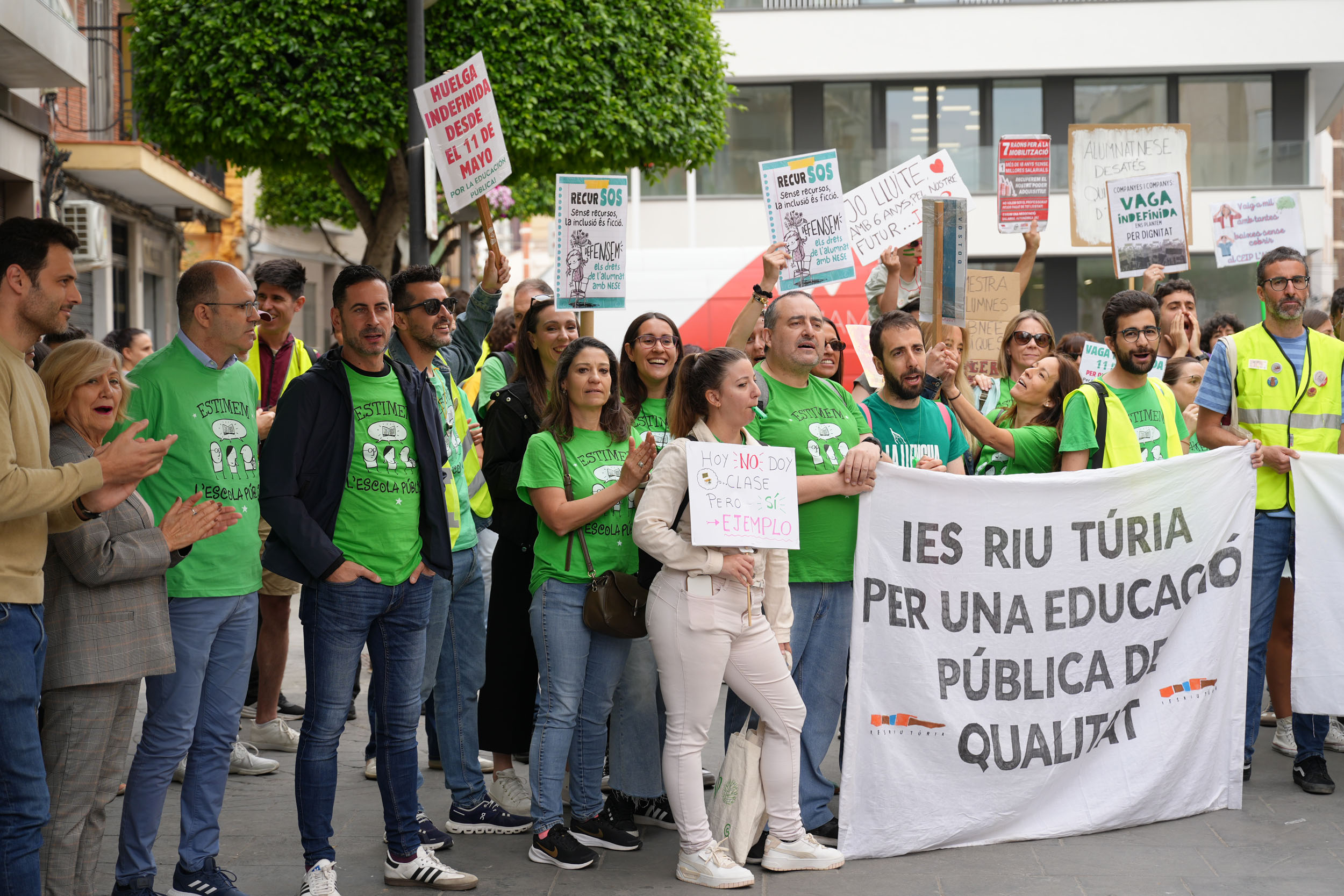 Manifestación educación