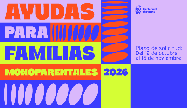 Slide. Ayudas para familias monoparentales y en situación de monoparentalidad - 2026