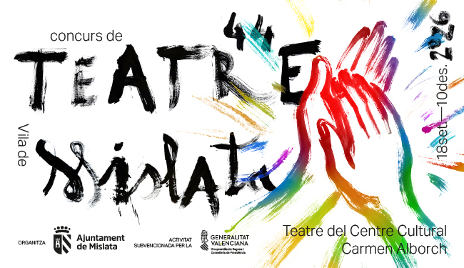 Banner. XLIV Concurs de Teatre Vila de Mislata