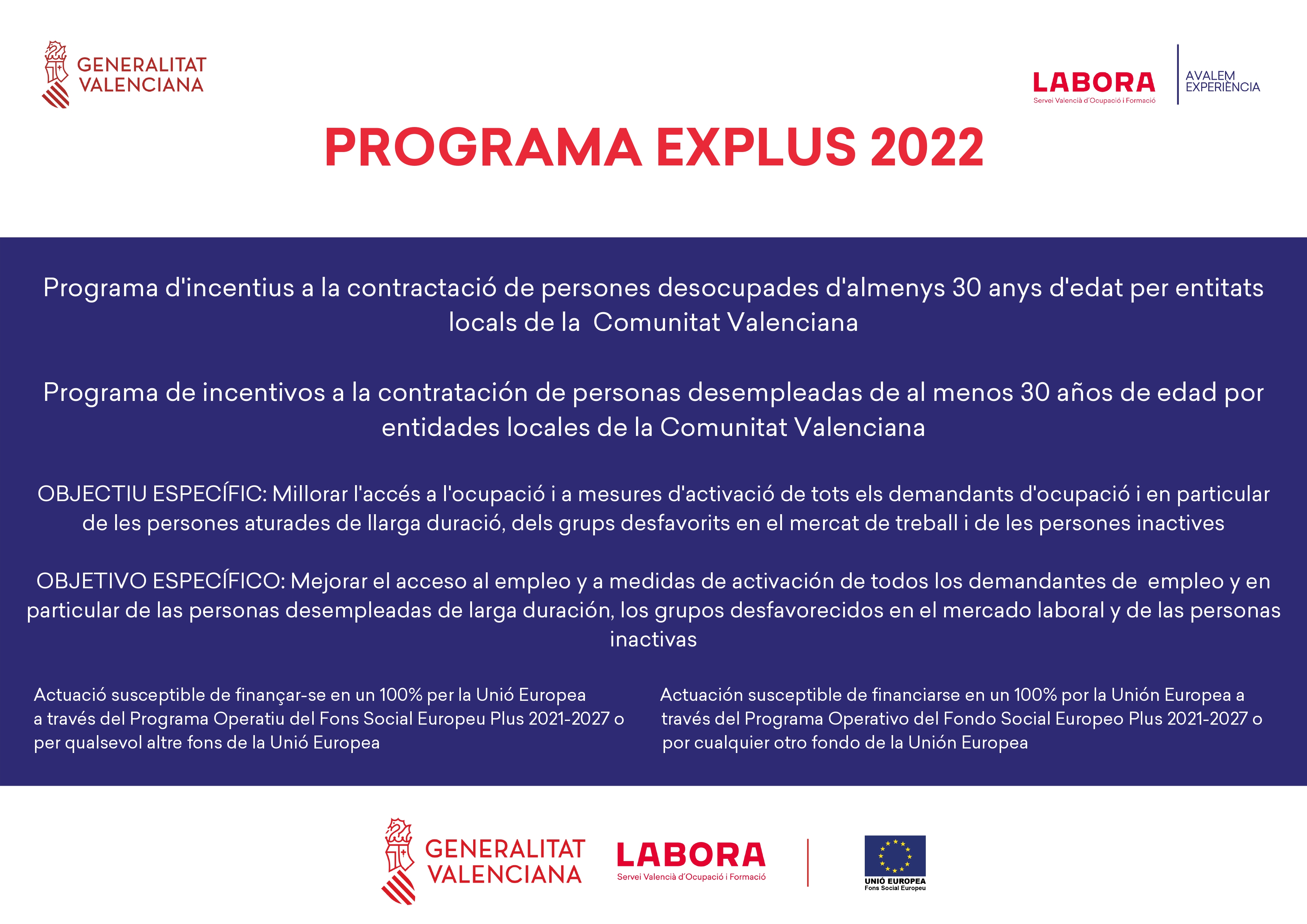Programa EXPLUS 2022 | 